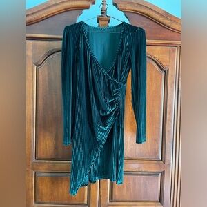NWOT Women’s Size M Emerald Long Sleeve Mini Dress